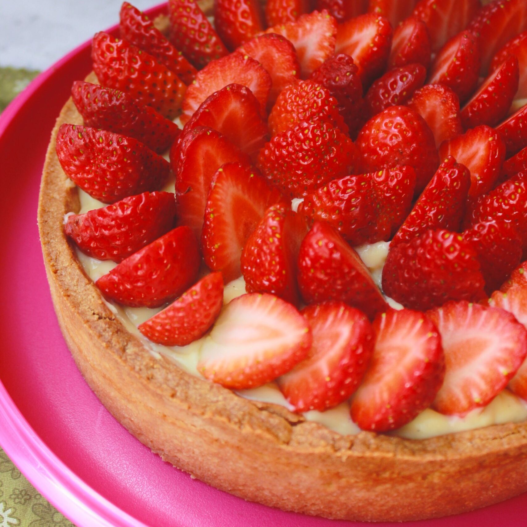 Tarte aux fraises – Torta de morango